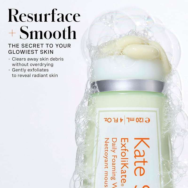 Kate Somerville ExfoliKate Cleanser – Daily Exfoliating Foaming Face Wash – Clinically Formulated Glycolic Acid and Lactic Acid Gentle Facial Scrub - Image 3