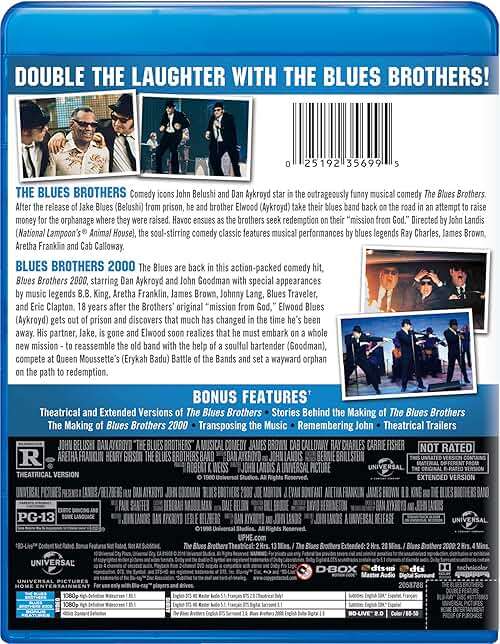 The Blues Brothers Double Feature (The Blues Brothers / Blues Brothers 2000) [Blu-ray] - Image 2
