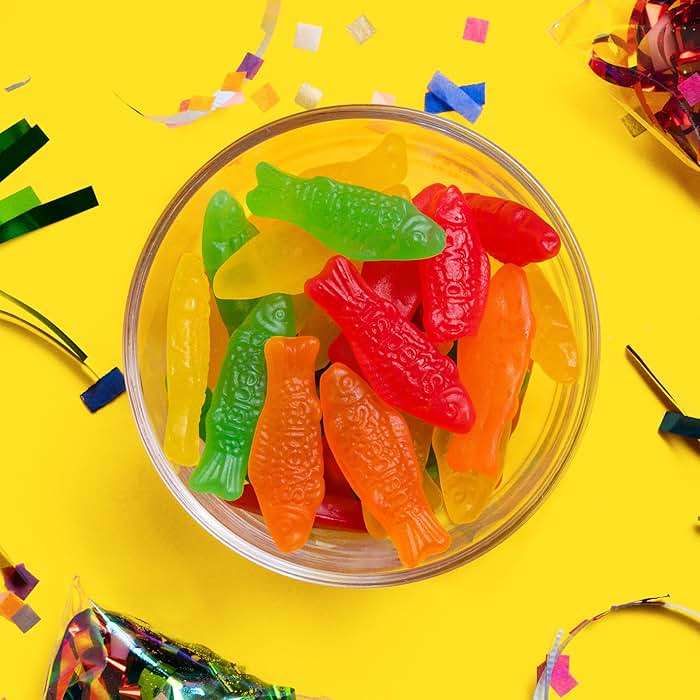 SWEDISH FISH Assorted Soft & Chewy Gummy Candy, Bulk Candy, 5 lb - Image 8