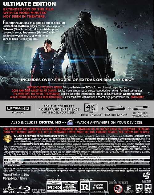 Batman v Superman: Dawn of Justice (4K Ultra HD + Blu-ray) - Image 3