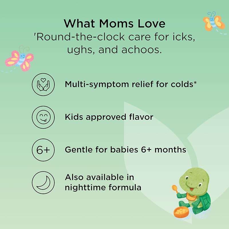 Hyland's Baby Mucus and Cold Relief, Daytime Baby Medicine, Infant Cold and Cough Remedy, Decongestant, 4 Fluid Ounce - Image 6