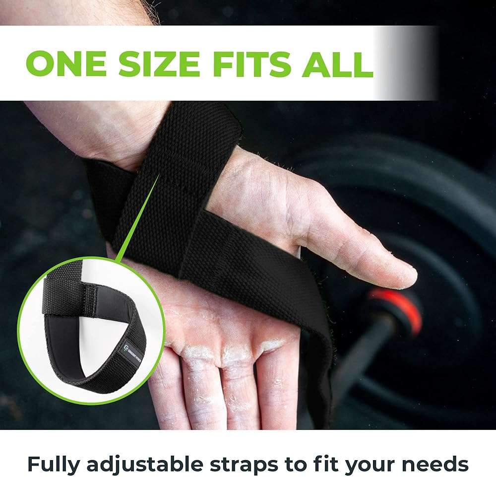Gradient Fitness Lifting Straps | Wrist Straps for Weightlifting, Deadlift Straps, Lifting Straps for Weightlifting, Straps for Weight Lifting, Weight Lifting Straps for Men/Women, Gym Lifting Grips - Image 7