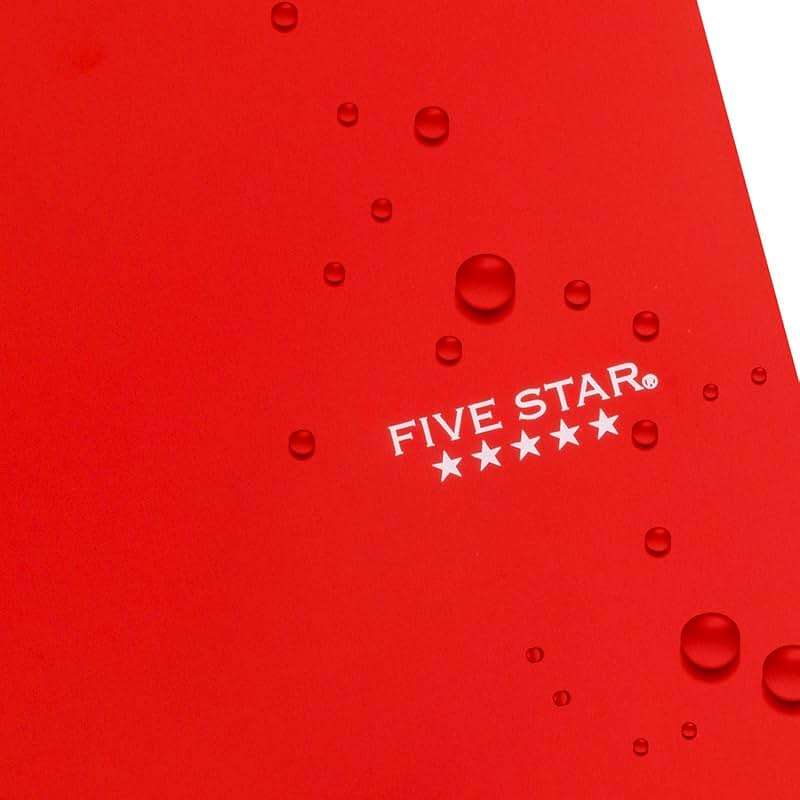 Five Star Spiral Notebook + Study App, 6 Pack, 1 Subject, Wide Ruled Paper, 8" x 10-1/2", 100 Sheets, Fights Ink Bleed, Water Resistant Cover, Assorted Colors (38042) - Image 6