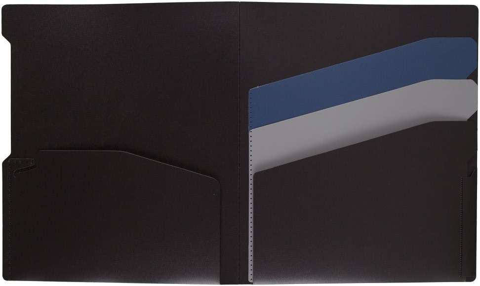 Five Star 4-Pocket Folder, Quick-View, Plastic, Folders with Pockets, Color Selected for You, 1 Count (33168) - Image 20