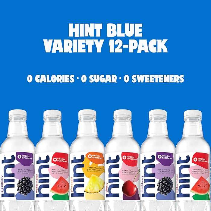 Hint Infused Bottled, Best Sellers Variety Pack - Sugar Free Flavored with Zero Calories, Natural Essences, and No Artificial Sweeteners - 16 Fl Oz (Pack of 12) - Image 5