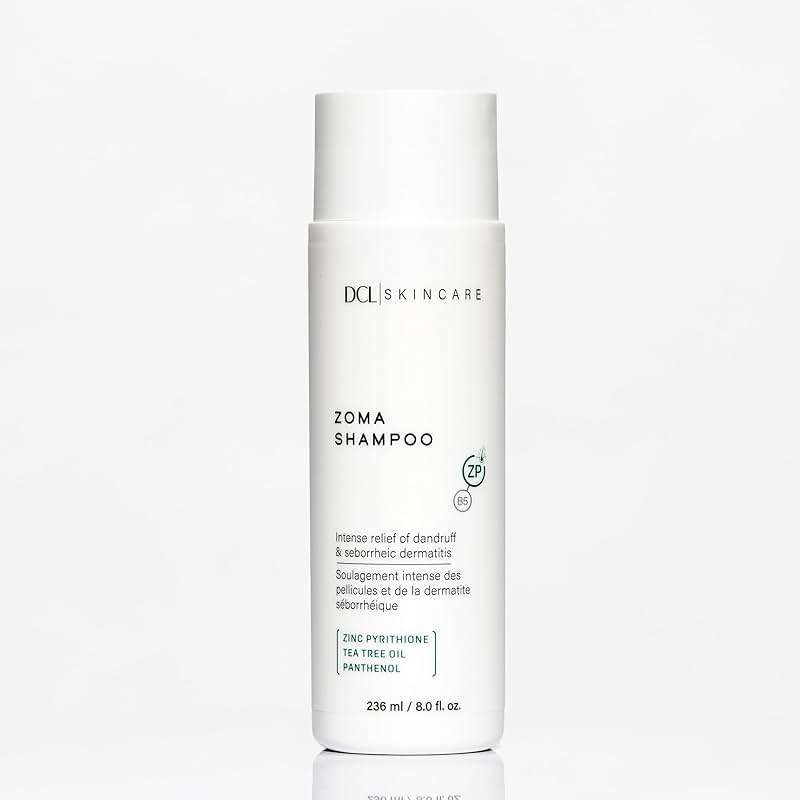 DCL Skincare Zoma Dandruff Control Shampoo with Zinc Pyrithione for Dry, Flake-Prone Scalp, 8 fl oz - Image 1