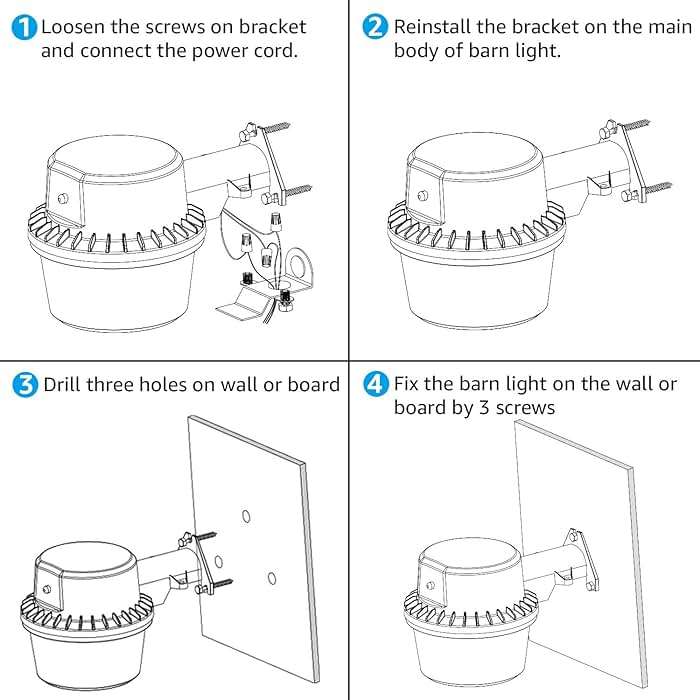 TORCHSTAR LED Barn Light, Dusk to Dawn Area Lights with Photocell, Outdoor Security Flood Lighting, ETL & FCC Listed, IP65 Waterproof, Aluminum Housing, 110-277V, Garage, Yard, 5000K Daylight, Bronze - Image 7