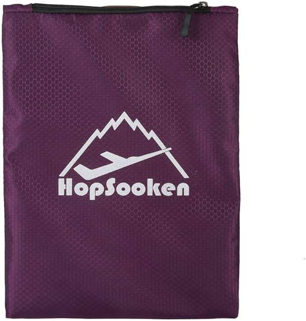 Hopsooken 5 Set Packing Cubes for Travel Large Suitcase Luggage Organizer Bags Travel Accessories Vacation 4 Cubes 1 Laundry Pouch Bag - Image 5