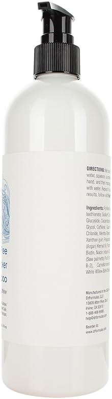 DrFormulas HairOmega DHT Blocker Shampoo Sulfate Free Shampoo - with Argan Oil, Peppermint Oil, Caffeine, Biotin for Hair Growth, 16 oz - Image 3