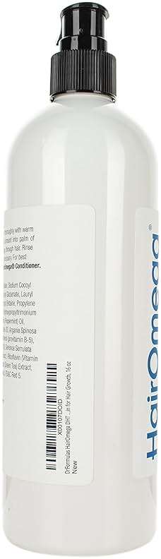 DrFormulas HairOmega DHT Blocker Shampoo Sulfate Free Shampoo - with Argan Oil, Peppermint Oil, Caffeine, Biotin for Hair Growth, 16 oz - Image 4