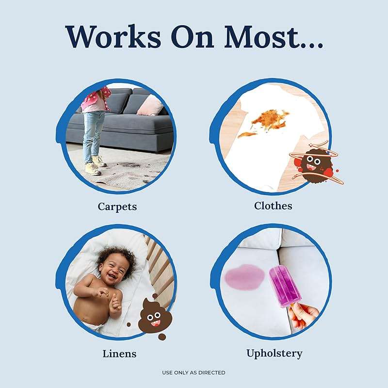 Miss Mouth's Messy Eater Stain Treater Spray - 4oz Stain Remover - Newborn & Baby Essentials - No Dry Cleaning Food, Grease, Coffee Off Laundry, Underwear, Fabric - Image 6