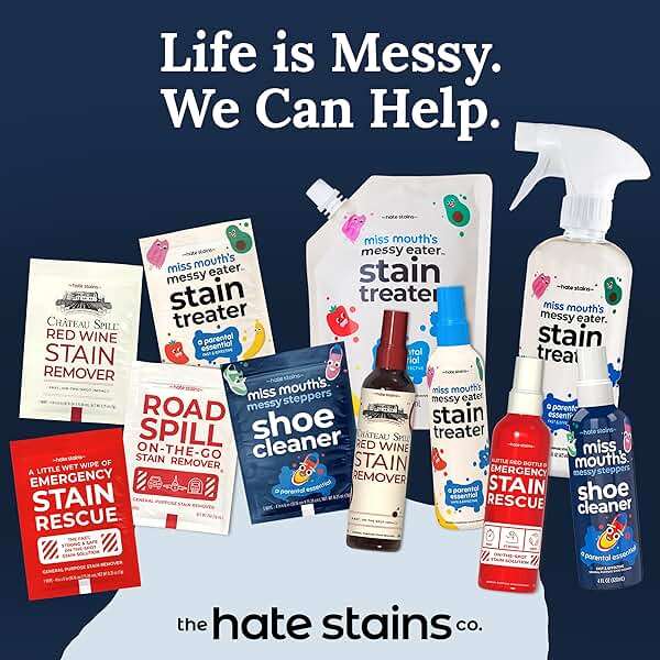 Miss Mouth's Messy Eater Stain Treater Spray - 4oz Stain Remover - Newborn & Baby Essentials - No Dry Cleaning Food, Grease, Coffee Off Laundry, Underwear, Fabric - Image 9