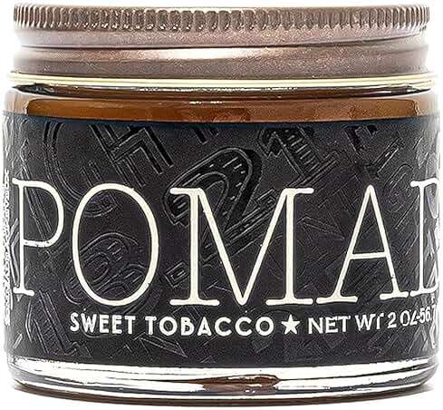 18.21 Man Made Hair Styling Product, 2oz. Original Sweet Tobacco Scent in Pomade with High Shine Finish - Image 1