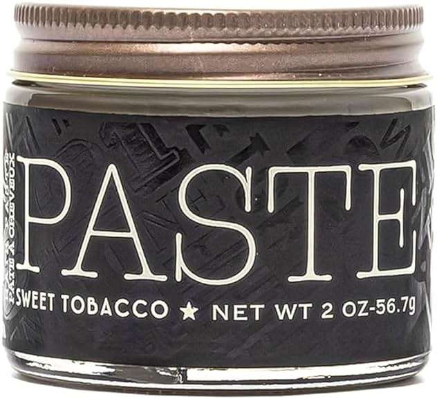 18.21 Man Made Hair Styling Product, 2oz. Original Sweet Tobacco Scent in Paste with Natural Shine Finish - Image 1