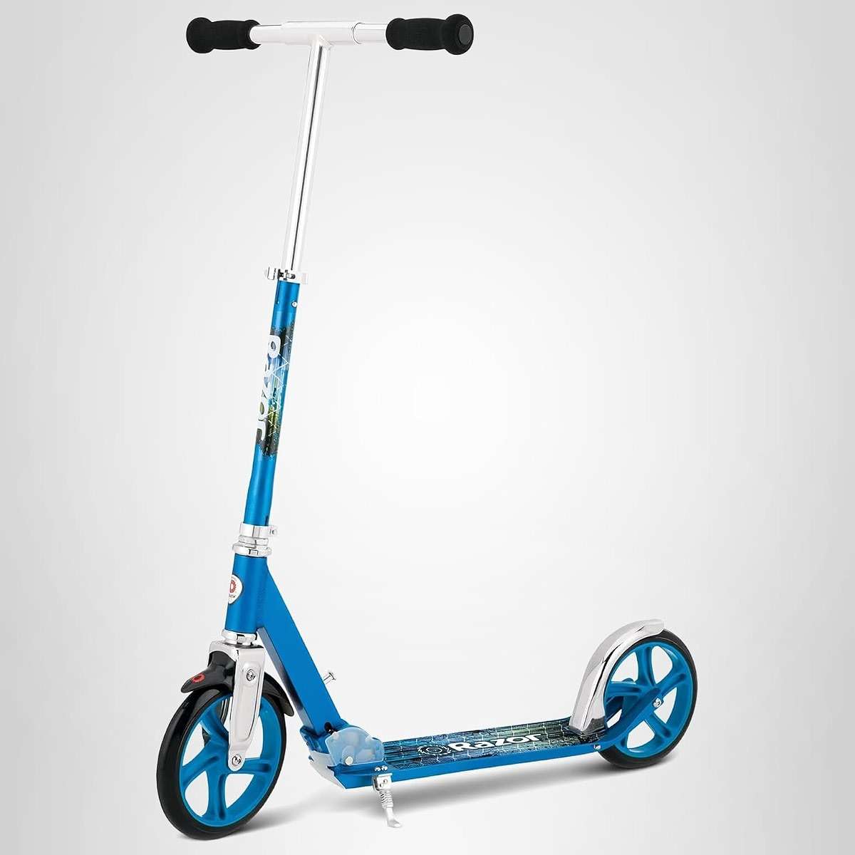 Razor A5 Lux Kick Scooter for Kids Ages 8+ - 8" Urethane Wheels, Anodized Finish Featuring Bold Colors and Graphics, for Riders up to 220 lbs - Image 10