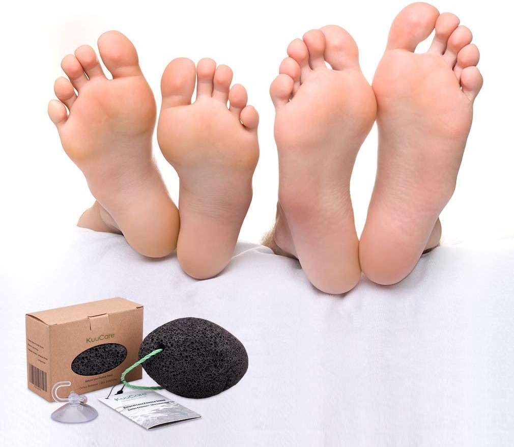 KuuCare Pumice Stone for Feet, Natural Earth Lava Pumice Stone - Foot Callus Remover for Feet Heels, Pedicure Exfoliator for Dead Skin, Hard Skin and Foot Scrubber - Image 7