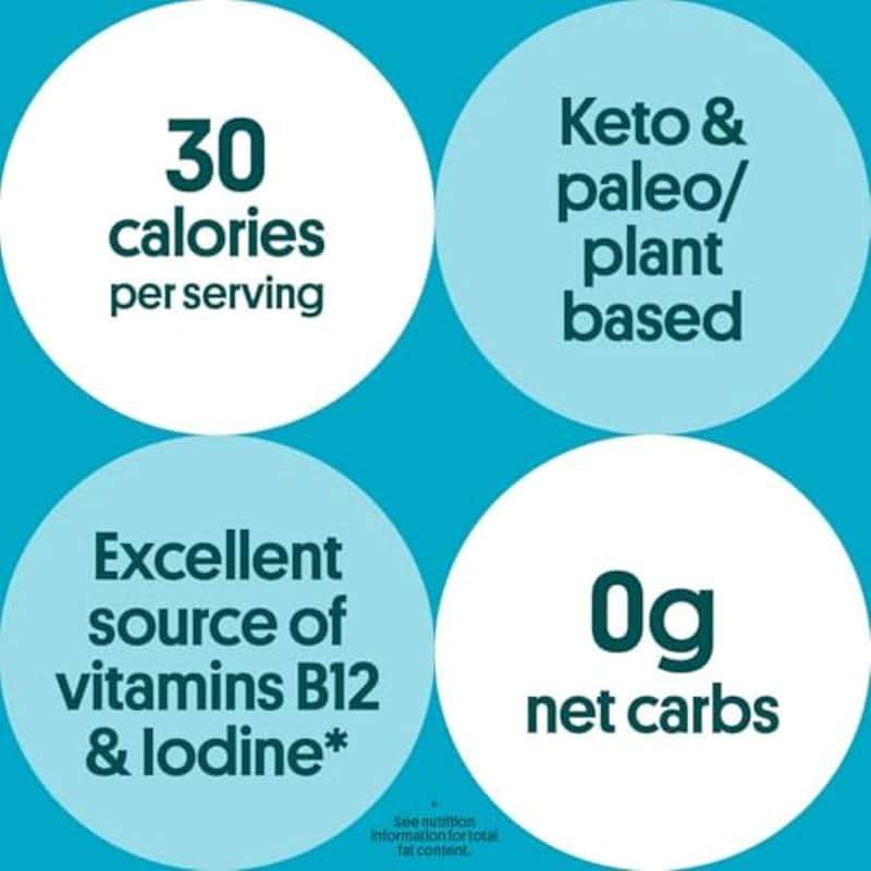 Gimme Seaweed Organic Premium Roasted Seaweed Snacks, Sea Salt, 6 Count, Keto, Vegan, Gluten-Free, Great Source of Omega3s and Iodine, Healthy On-The-Go Snack for Kids and Adults - Image 3