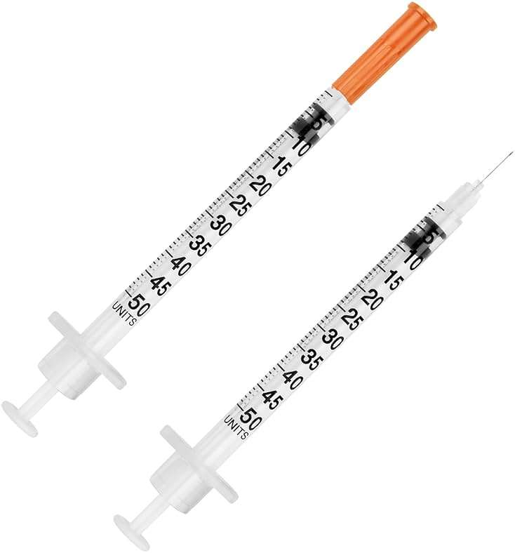 UltiCare Insulin Syringes 1/2 mL - 31G x 8mm 100 Count Box - Image 3