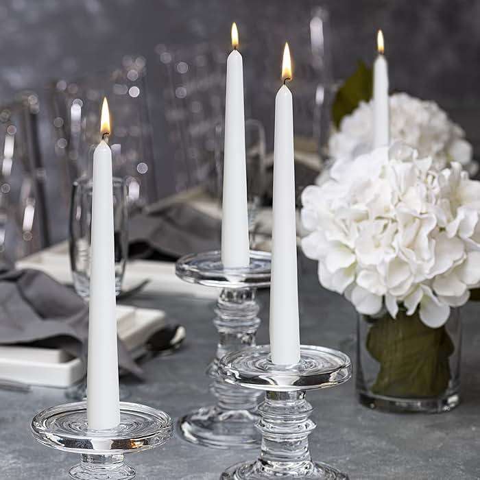 BOLSIUS Unscented 10 Inch Dinner Candles, 10 Pack - 8 Hour European Quality Smokeless Dripless Taper Candles for Home Décor - Image 6