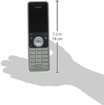 Yealink W56H Cordless DECT IP Phone, Base Station Not Included, 2.4-Inch Color Display. 10/100 Ethernet, 802.3af PoE, Power Adapter Included - Image 3