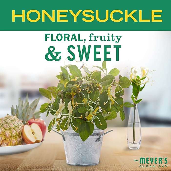 MRS. MEYER'S CLEAN DAY Dryer Sheets, Fabric Softener, Reduces Static, Infused with Essential Oils, Honeysuckle, 80 Count - Image 3