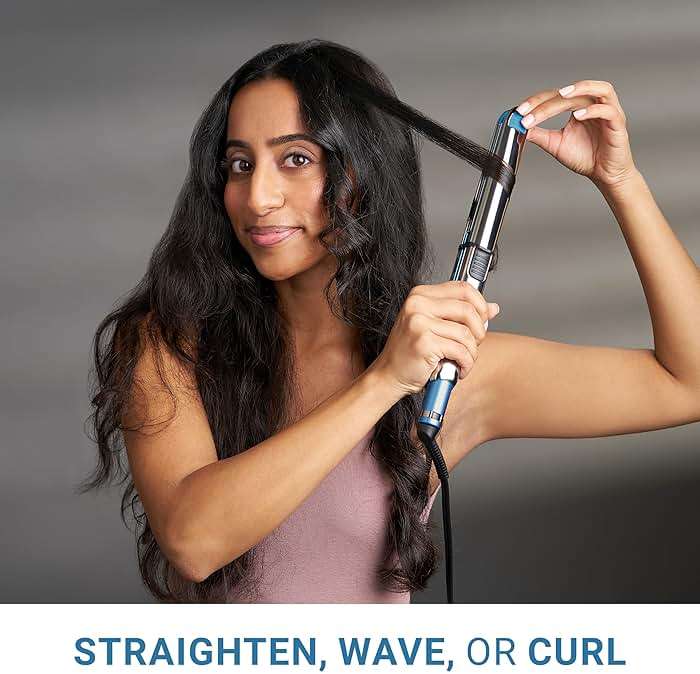 BaBylissPRO Nano Titanium Prima Ionic Hair Straightener – Professional Flat Iron & Curling Iron in One for Stylists, Pro Styling Hair Tool - Image 2