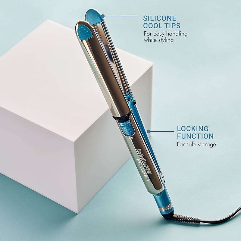 BaBylissPRO Nano Titanium Prima Ionic Hair Straightener – Professional Flat Iron & Curling Iron in One for Stylists, Pro Styling Hair Tool - Image 5