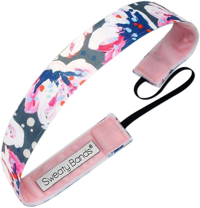 Sweaty Bands Womens Girls Headband - Non-Slip Velvet-Lined Stylish Hairband - Becca - Image 2