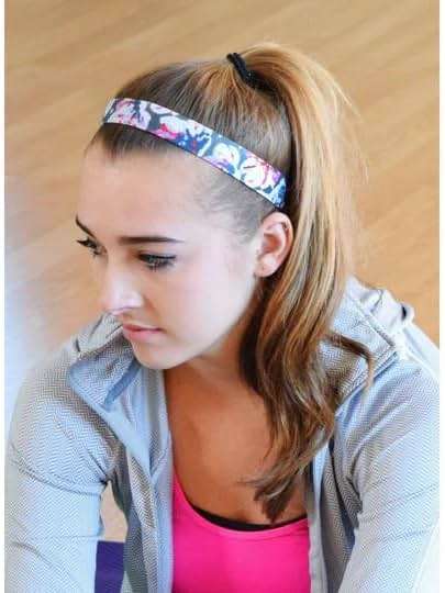 Sweaty Bands Womens Girls Headband - Non-Slip Velvet-Lined Stylish Hairband - Becca - Image 7
