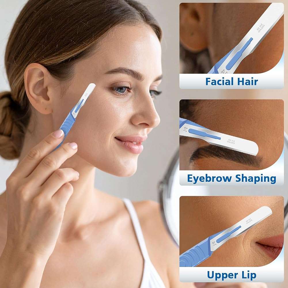 SWANN-MORTON #14 Disposable Surgical Scalpel with Blade - Sterile Dermaplane Blade for Face, Dermaplaning for Women & Men, Beauty Tools for Estheticians - Individually Packed, Box of 10 - Image 6