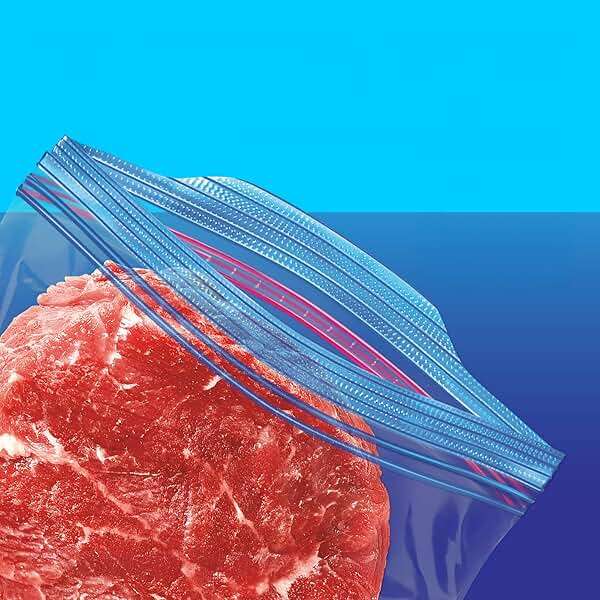 Ziploc 2 Gallon Food Storage Freezer Bags, Grip 'n Seal Technology for Easier Grip, Open, and Close, 30 Bags Total - Image 3