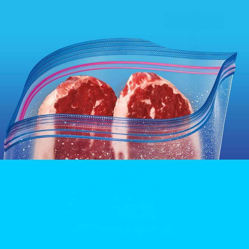 Ziploc 2 Gallon Food Storage Freezer Bags, Grip 'n Seal Technology for Easier Grip, Open, and Close, 30 Bags Total - Image 9