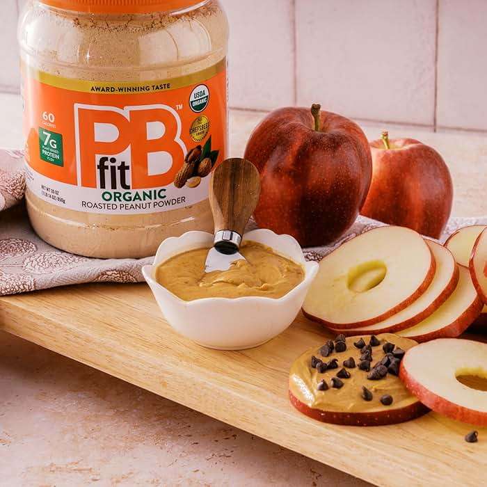 PBfit 30 Ounce Organic Peanut Butter Powder, Powdered Peanut Spread from Real Roasted Pressed Peanuts, 7g of Protein 7% DV, Gluten-Free, 60 calories, 87% less fat (Pack of 1) - Image 4