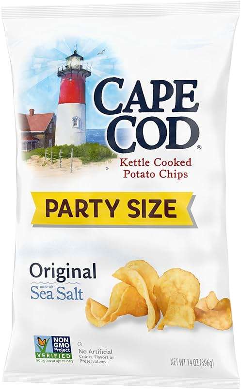 Cape Cod Potato Chips, Original Kettle Chips, 14 Oz Party Size - Image 8