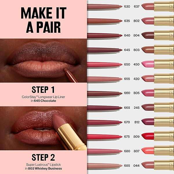 REVLON Colorstay Lip Liner Makeup with Built-in-Sharpener, Longwear Rich Warm Deep Plum Shade, Smooth Application, 640 Raisin, 0.01 oz - Image 8
