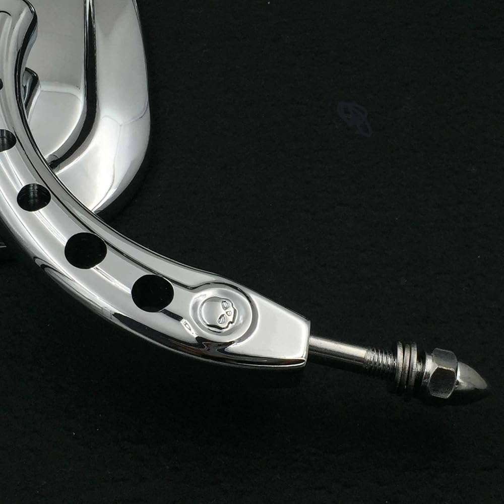 HTTMT MT398B-CD Chrome Big Mirrors Compatible with 1984 and up Harley Davidson - Image 6