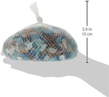 Galápagos (05139) Aquarium Sea Glass – Tumbled Decorative Glass for Aquariums, Terrariums, Crafts, Vases, and Home Decor, 4 lb Bag, Pacific Mix - Image 6