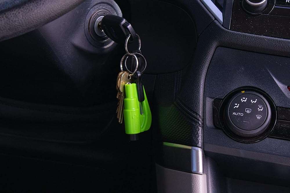 resqme The Original Compact Emergency Keychain Car Escape Tool, Seatbelt Cutter and Window Breaker, Made in USA, Pack of 2 - Image 10