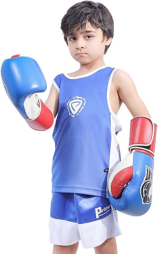 Kids Boxing Uniform Set Top & Shorts 2 Pcs Top shorts Boxing Clothes for Kids Boys/Girls For 03 to 14 Years - Image 4