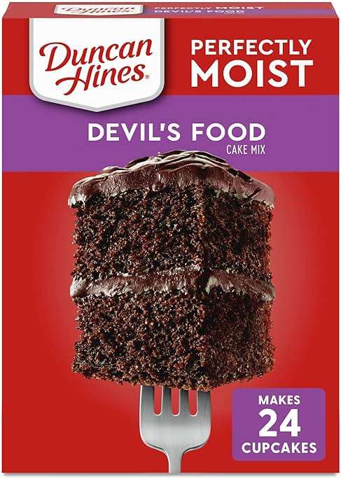 Duncan Hines Perfectly Moist Devil's Food Cake Mix, 15.25 oz. - Image 1
