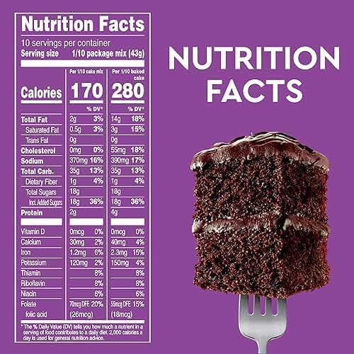 Duncan Hines Perfectly Moist Devil's Food Cake Mix, 15.25 oz. - Image 2
