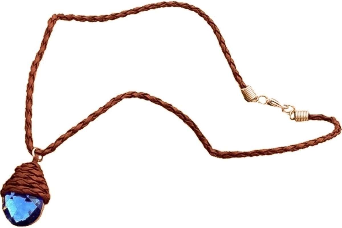 H2O Official Just Add Water Mako Mermaid Blue Crystal Pendant Season 3 Merchandise - Image 1