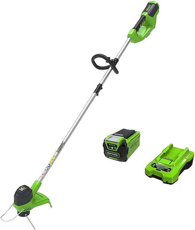 Greenworks 40V 12 Inch Cordless String Trimmer with 2Ah Battery & Charger, Dual Auto Feed Line, Variable Speed, Lightweight Weed Eater, 3 Year Warranty - Image 1