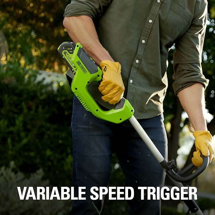 Greenworks 40V 12 Inch Cordless String Trimmer with 2Ah Battery & Charger, Dual Auto Feed Line, Variable Speed, Lightweight Weed Eater, 3 Year Warranty - Image 10