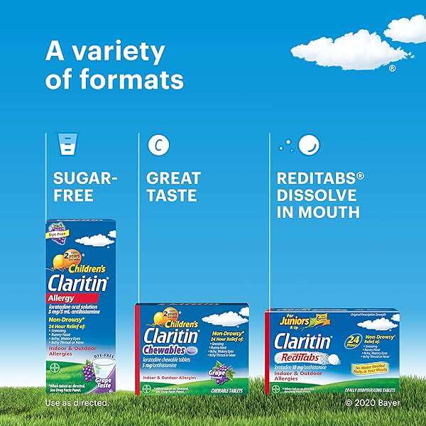 Claritin 24 Hour Allergy Chewables for Kids, Non Drowsy Allergy Relief, 30 Count - Image 7