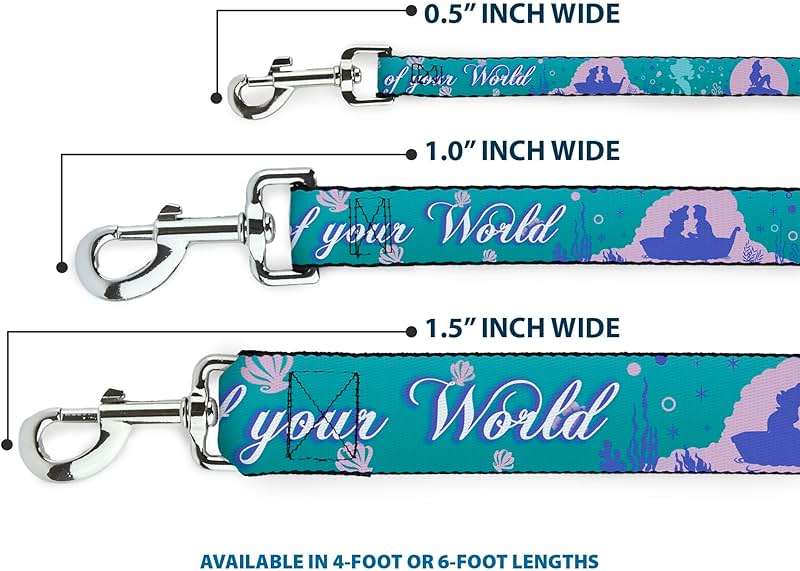 Buckle-Down Pet Leash - Lion King Simba & Nala Growing Up Scenes - 4 Feet Long - 1/2" Wide - Image 3
