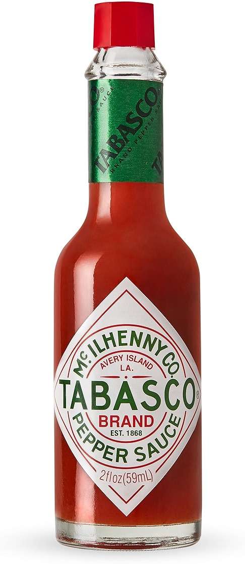 TABASCO Brand Original Red Pepper Hot Sauce, Medium Heat, Glass Bottle, Classic & Versatile Flavor, Three Simple Ingredients, Great for Dips, Tacos, Eggs, Pizza, Oysters & More, 2 Fl Oz (Pack of 1) - Image 1