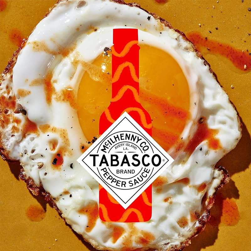 TABASCO Brand Original Red Pepper Hot Sauce, Medium Heat, Glass Bottle, Classic & Versatile Flavor, Three Simple Ingredients, Great for Dips, Tacos, Eggs, Pizza, Oysters & More, 2 Fl Oz (Pack of 1) - Image 3