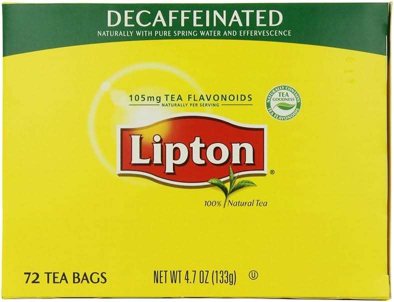 Lipton Tea Bags, Decaffeinated 72 ct (Pack of 2) - Image 1