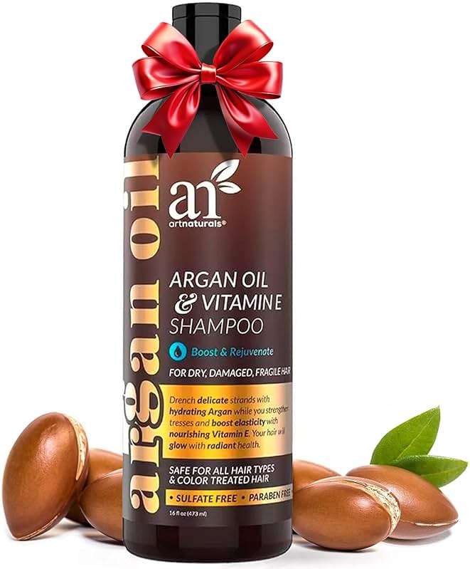 artnaturals Argan Hair Growth Shampoo - (16 Fl Oz / 473ml) - Sulfate Free - Treatment for Hair Loss, Thinning & Regrowth - Men & Women - Infused with Biotin, Argan Oil, Keratin, Caffeine - Image 2